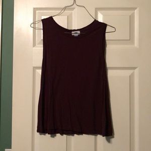 Basic Maroon Tank Top